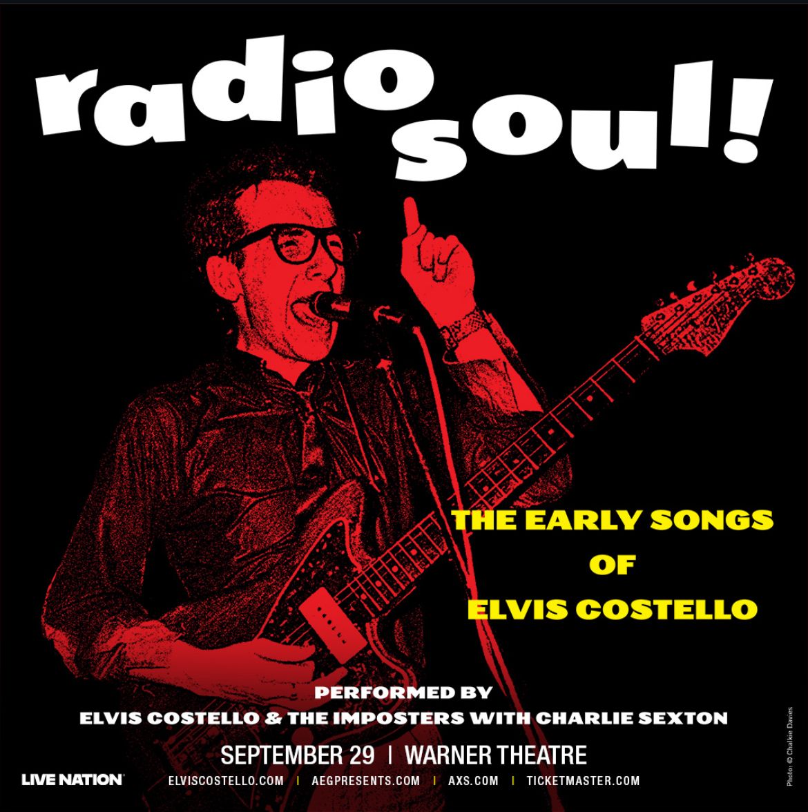 September 29: Elvis Costello and the Impostors (with Charlie Sexton