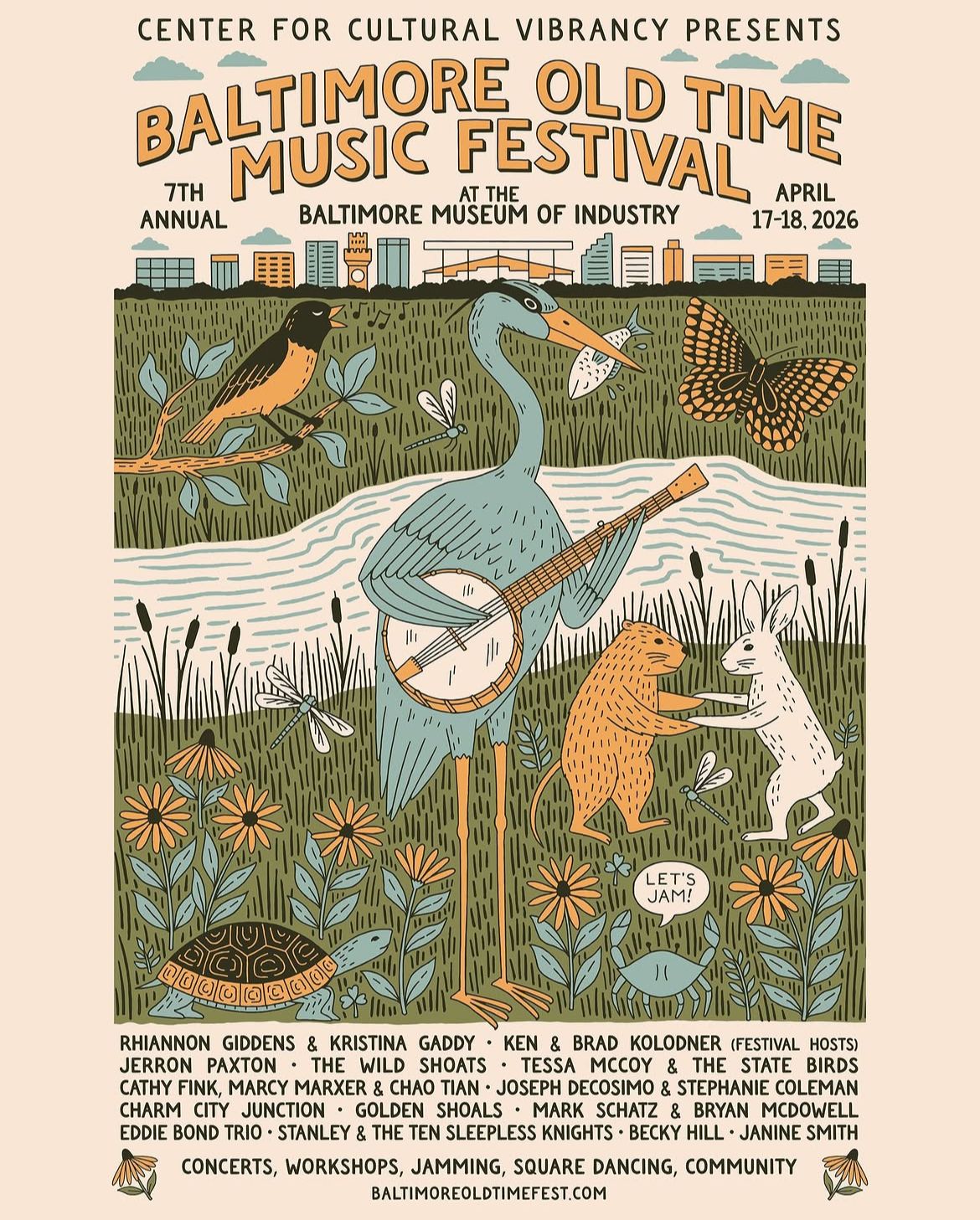 April 17-18, 2026: Baltimore Old Time Music Festival