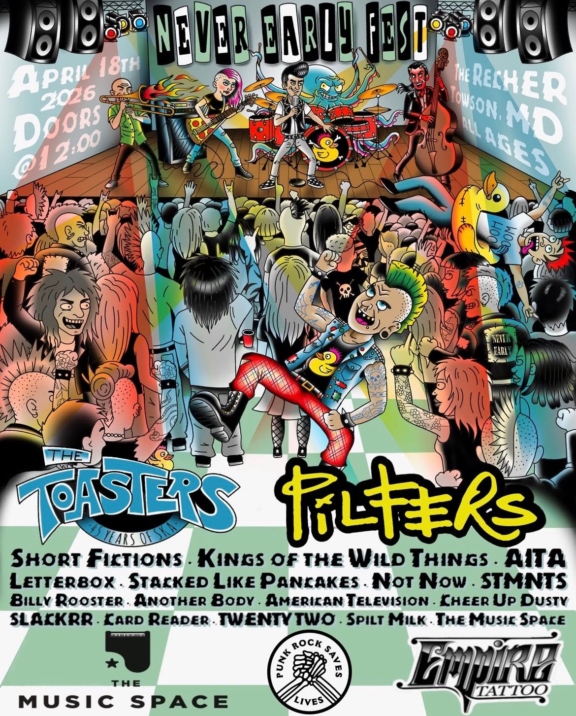 April 18, 2026: Never Early Fest 2026