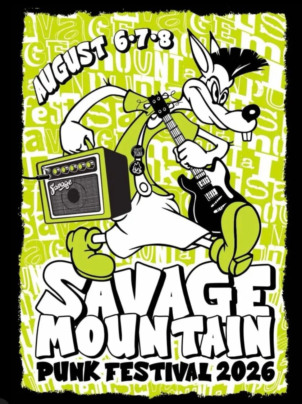 August 6-8; Savage Mountain Punk Festival 2026