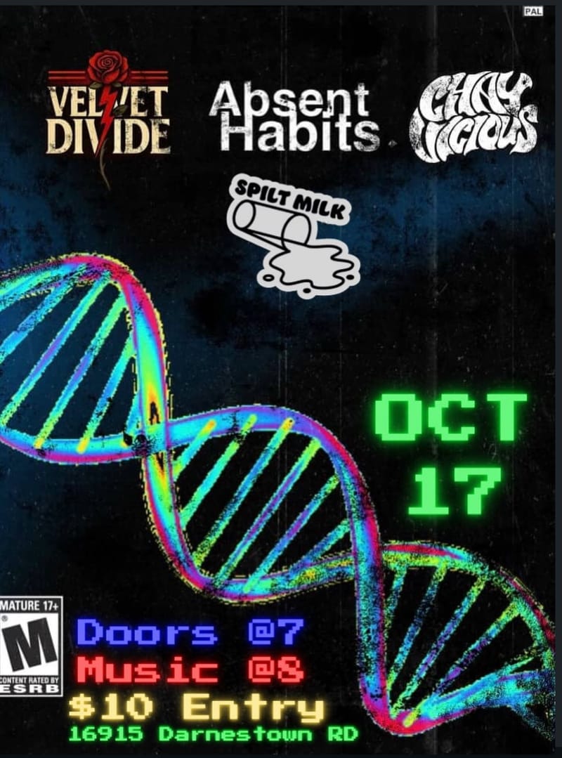 Velvet Divide; Absent Habits, Chay Vicious; Spilt Milk