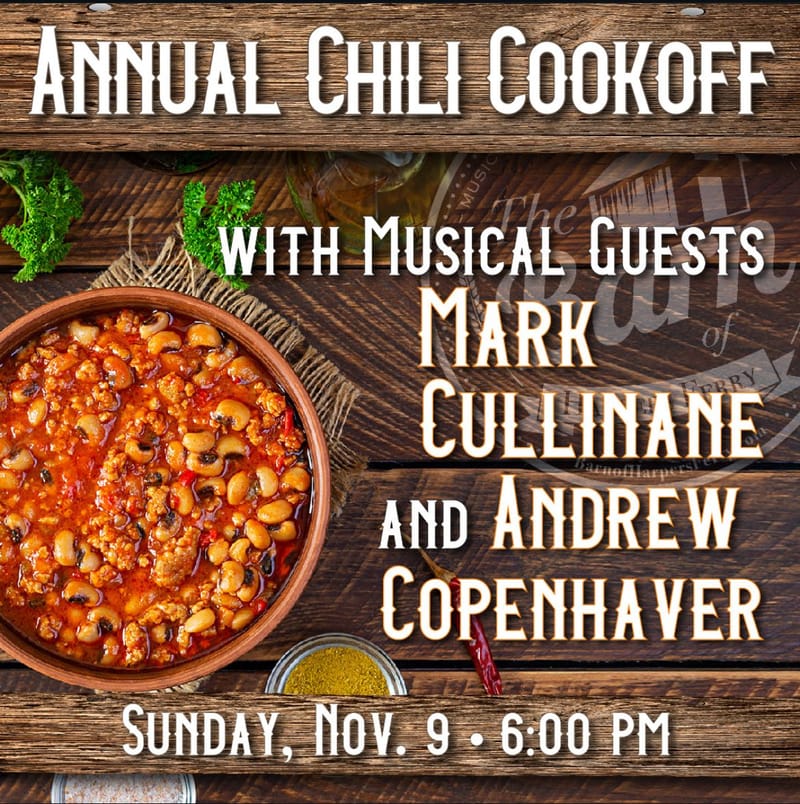 Chili Cookoff: Mark Cullinane, Andrew Copenhaver