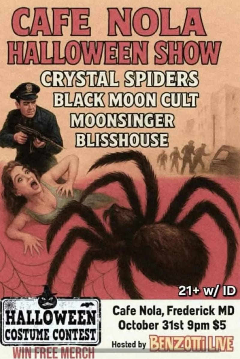 Crystal Spiders/Black Moon Cult/Moonsinger/Blisshouse