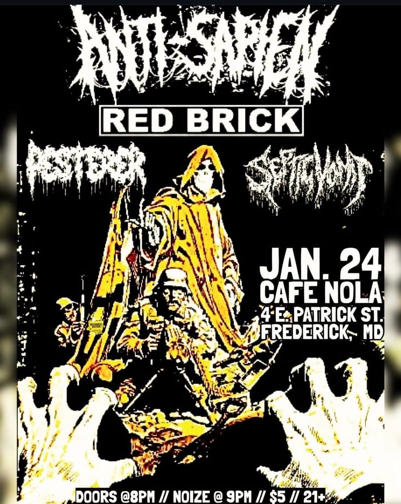 Anti-Sapien/Red Brick/Pesterer/SepticVomit