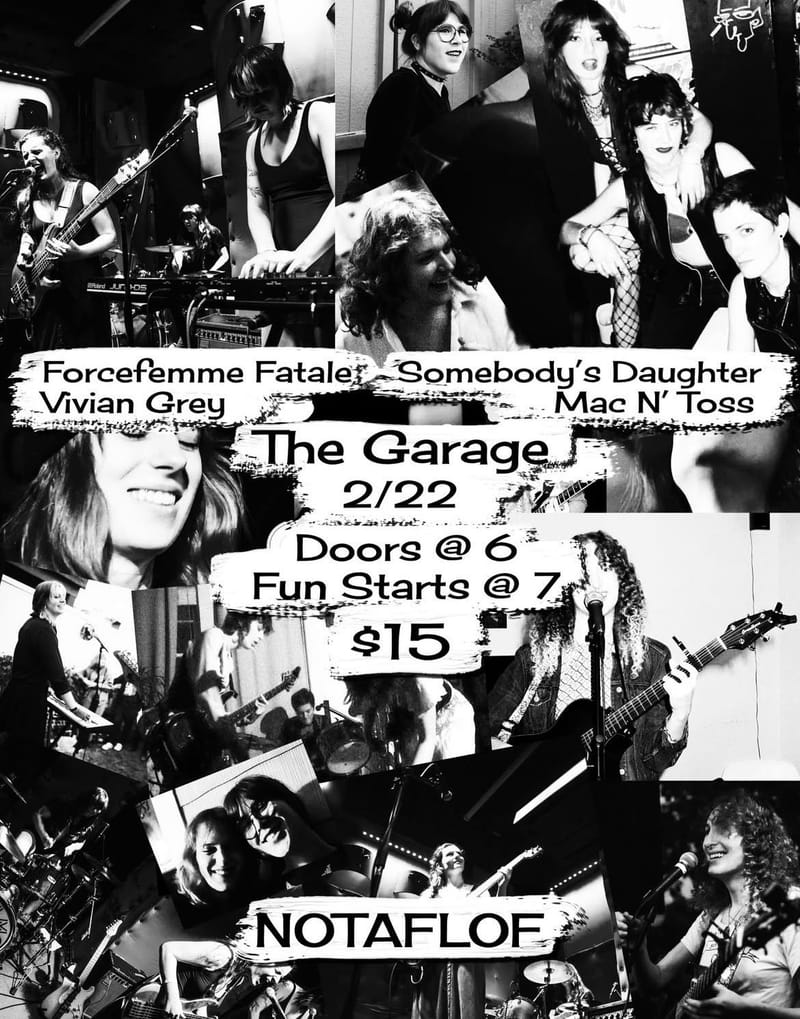 Force Femme Fatale/Mac n' Toss/Somebody's Daughters/ Vivian Grey