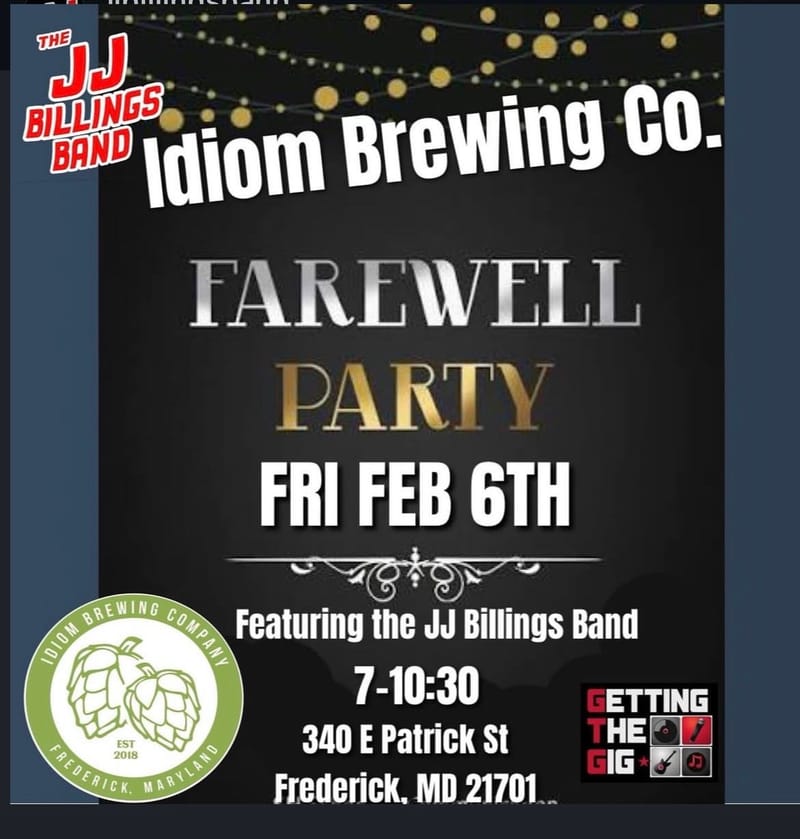 Idiom Farewell Party: JJ Billings Band