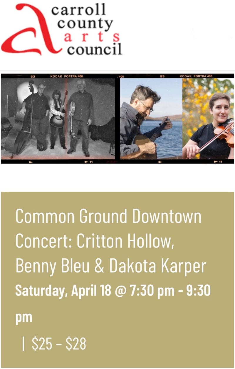 Critton Hollow with Benny Bleu & Dakota Karper