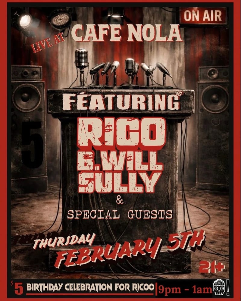 Rico/B Will/Sully/& guests