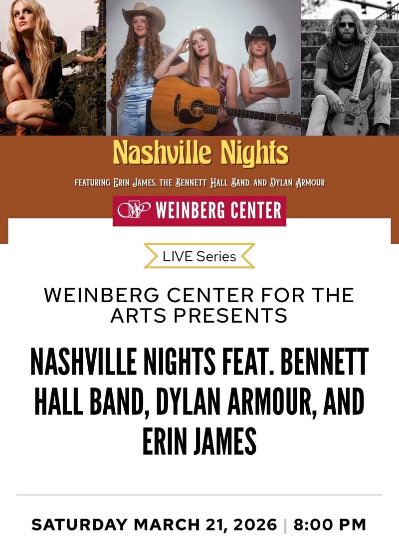 Nashville Nights feat. Bennett Hall Band, Dylan Armour, and Erin James