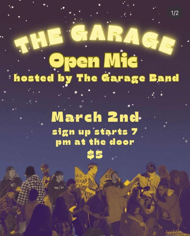 Open Mic at the Garage