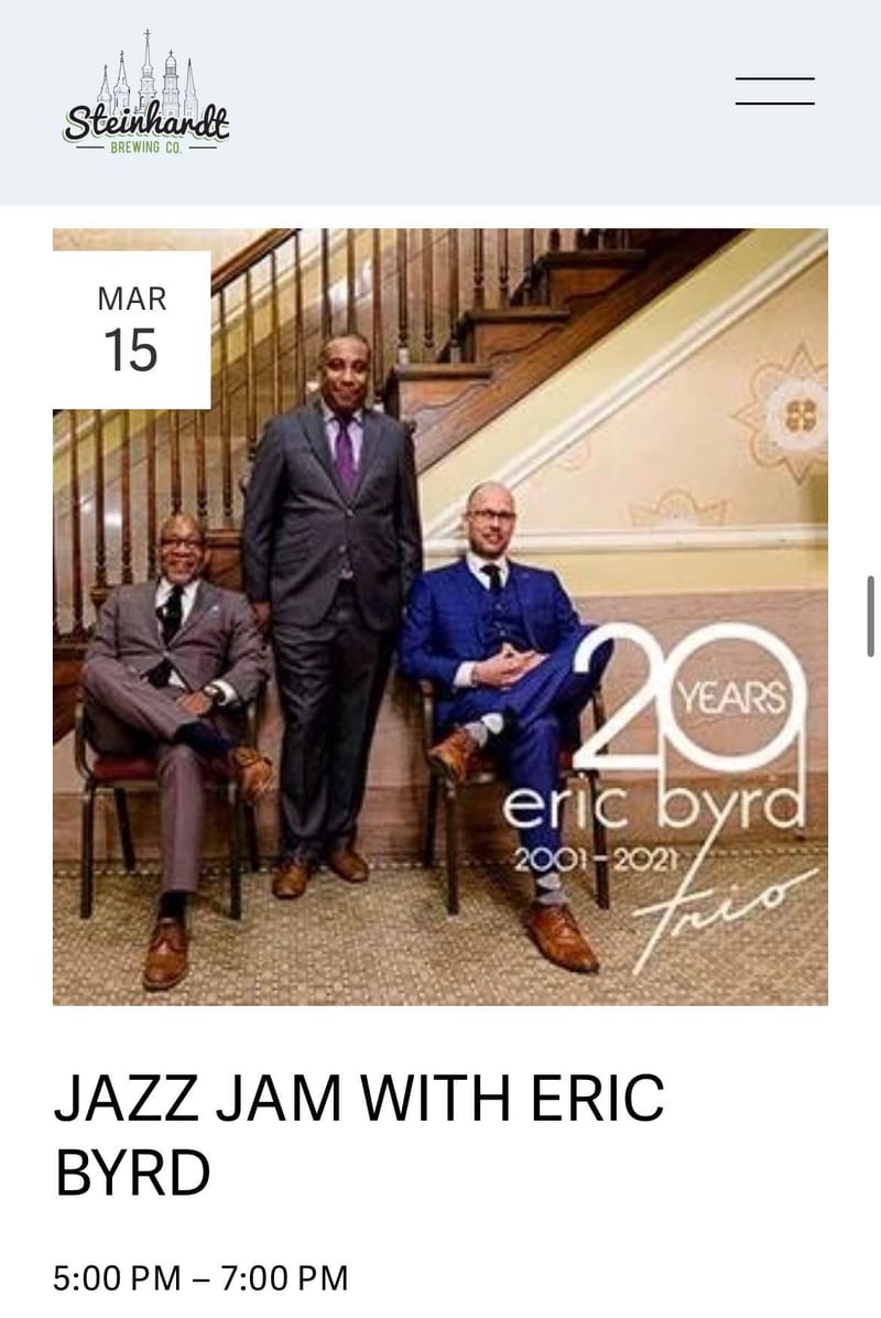 Jazz Jam with Eric Byrd