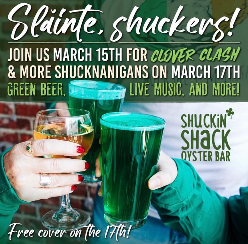 Shucknanigans: Live Music but not announced who yet