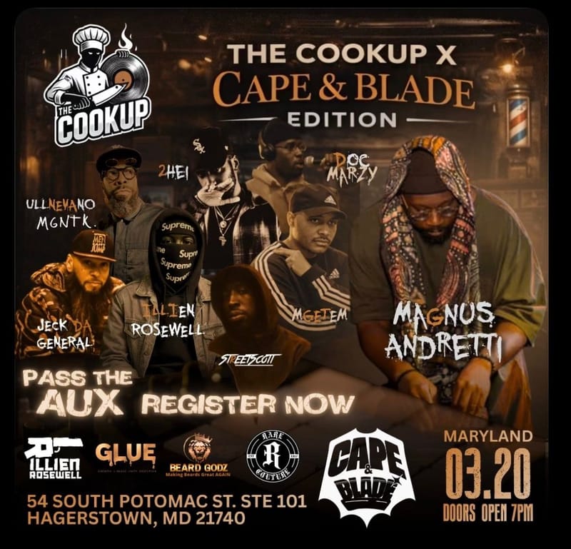 The CookUp - Cape and Blade Edition:  Ullnevano/Illien Rosewell/Mgetem/Street Scott/Jeck Da General/Doc Marzy/Magnus Andretti