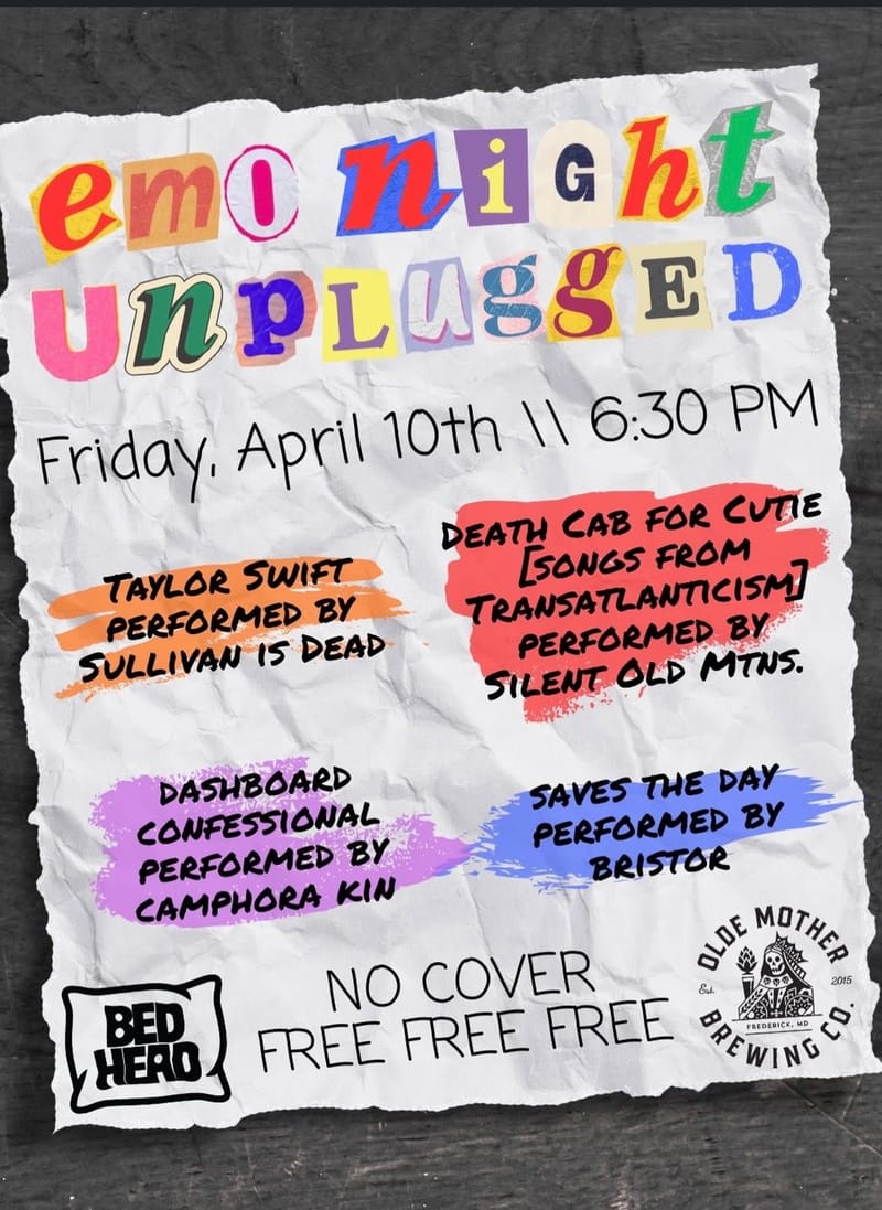 Emo Night Unplugged: Silent Old Mtns./Sullivan is Dead/Camphora Kin/Bristor