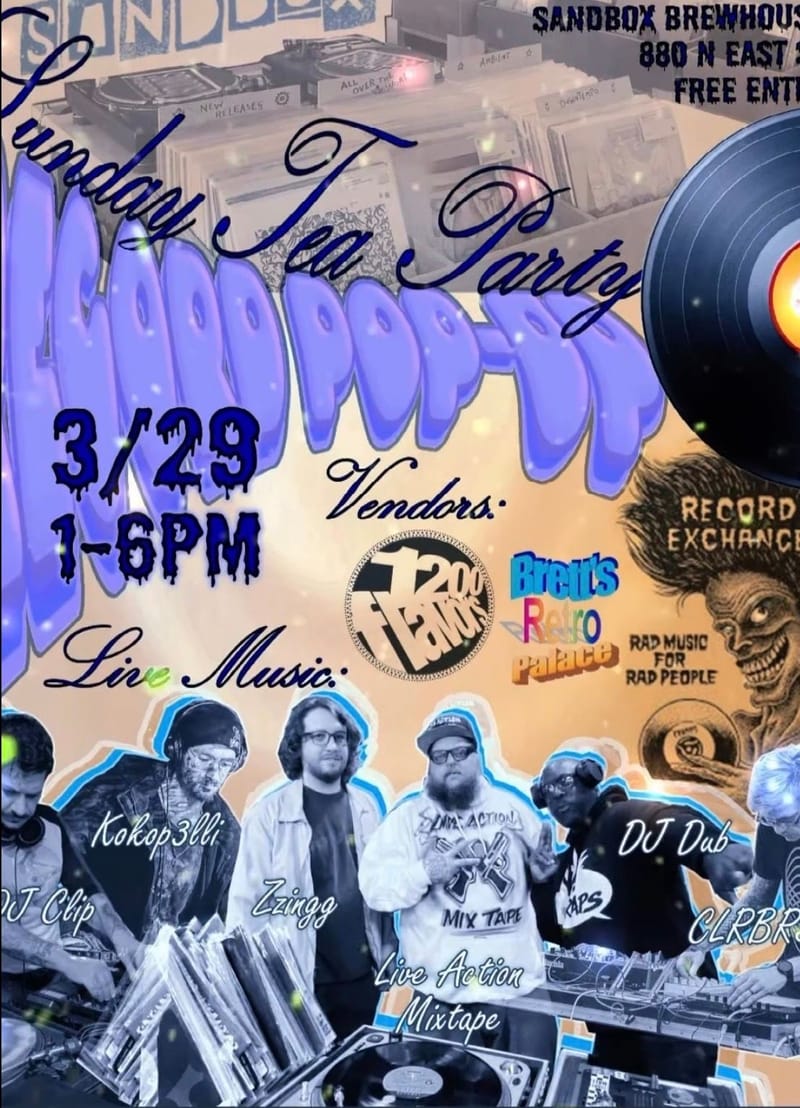 Record Popup with DJs: Zzing/DJ Dub/DJ Clip/Live Action Mixtape/CLRBRS/Kokop3lli