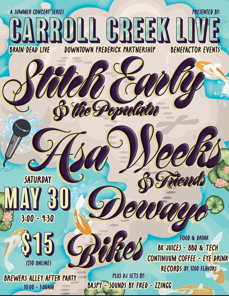 Carroll Creek Live: Stitch Early/Asa Weeks/Dewayne/Bikes/Baspy/Sounds by Fred/ZZingg