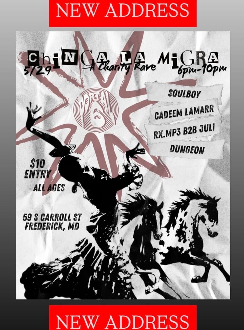 Chinga La Migra: Soulboy/Cadeem Lamarr/RX.MP3 B2B Juli/Dungeon