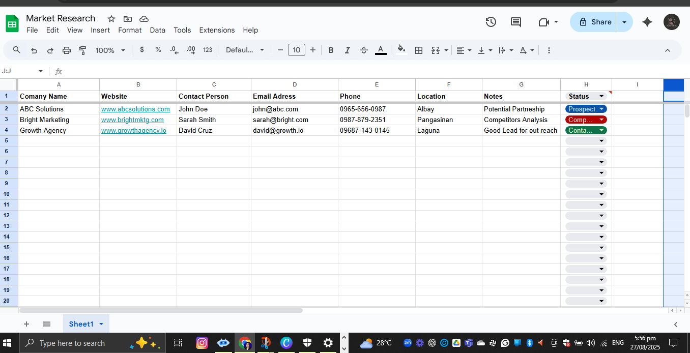 Market Research 