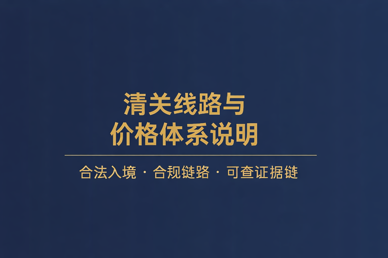 正规B2C&B2B进口清关介绍与报价说明