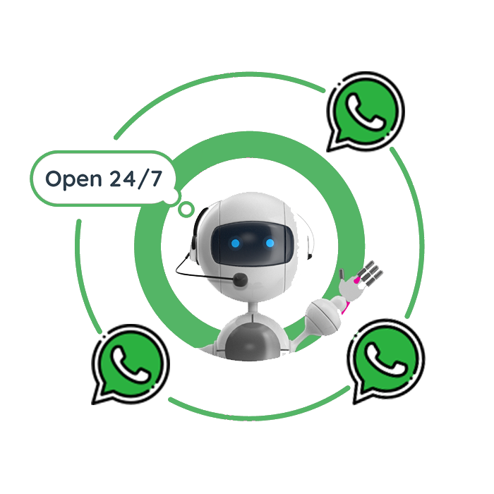 خدمتك الذكية – بوت واتساب 24/7