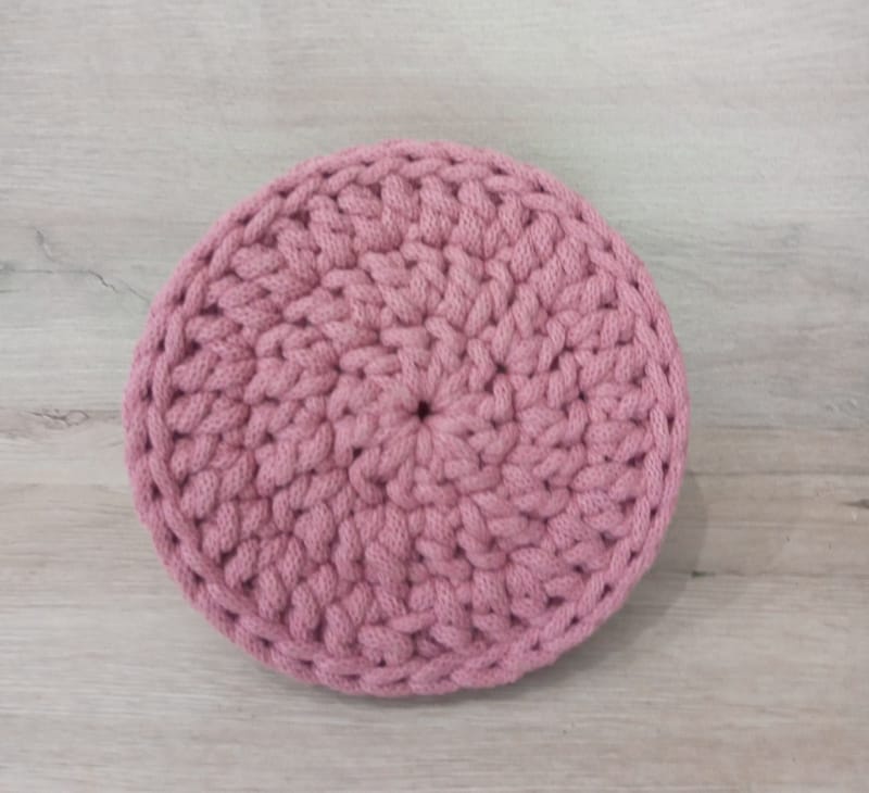 Round, square - fully crocheted