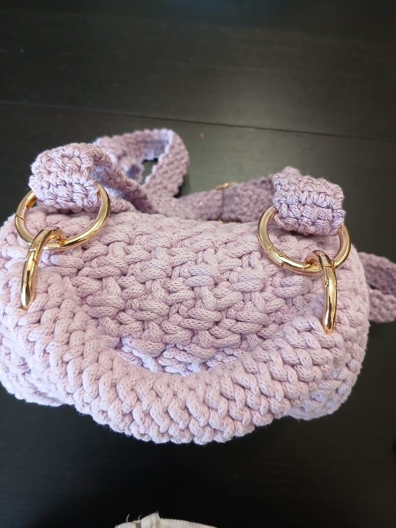Crocheted backpacks