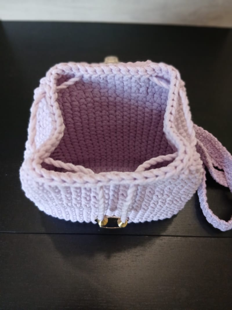 Crocheted backpacks