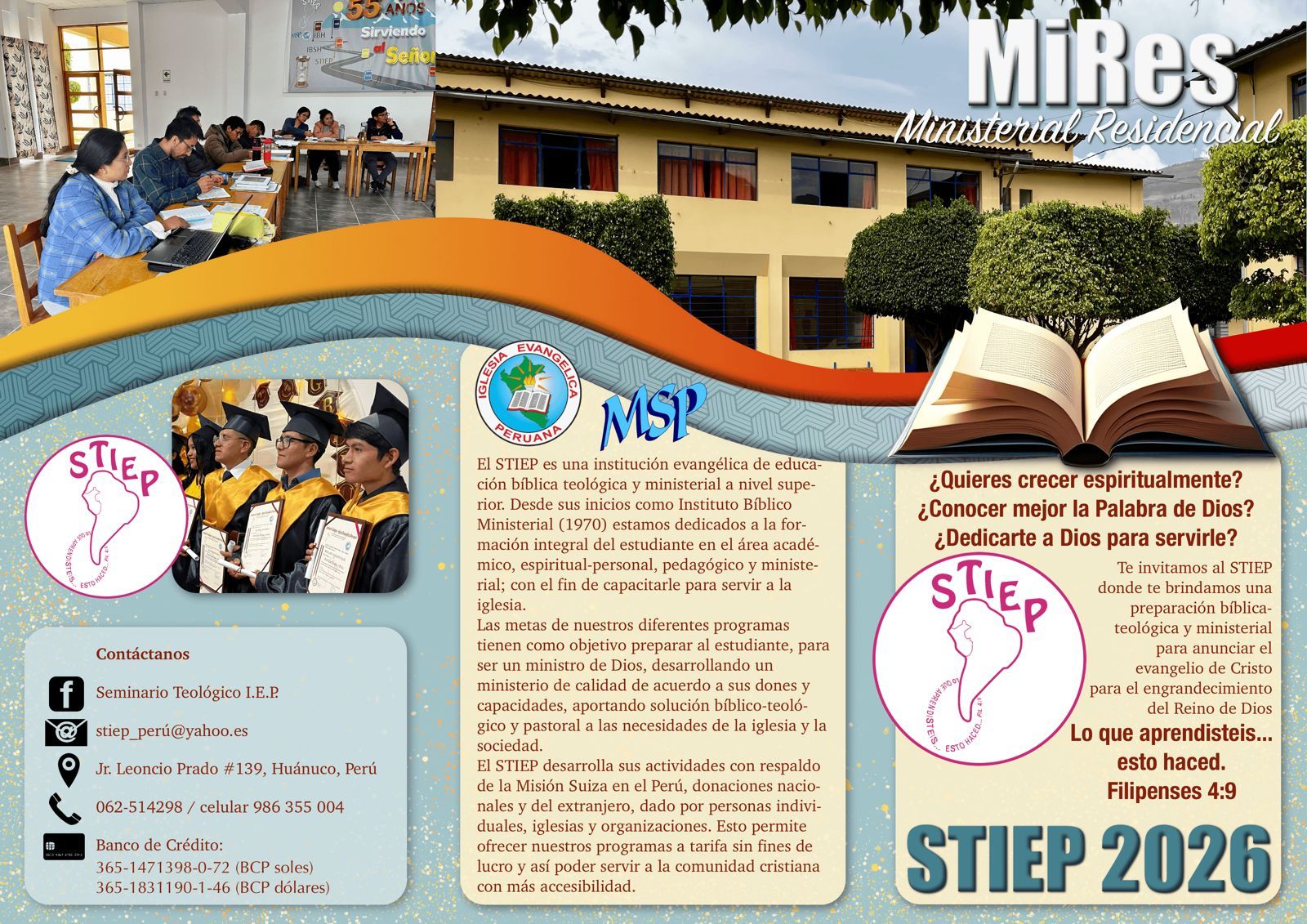 BACHILLER Y LICENCIATURA EN TEOLOGÍA