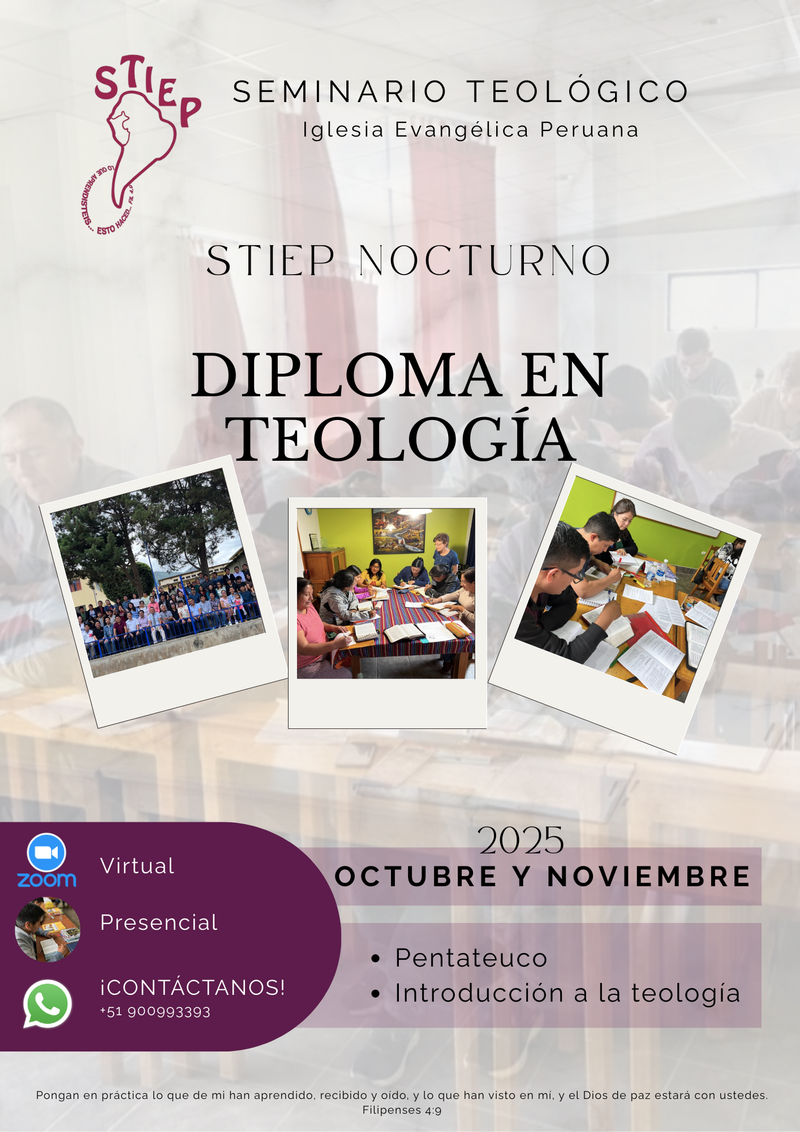 STIEP NOCTURNO - DIPLOMA EN TEOLOGÍA
