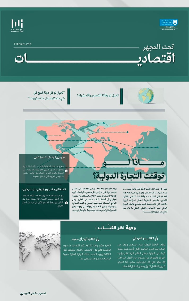 حين يتوقف تبادل السلع بين الدول هل يزدهر الإنتاج… أم نصبح أكثر عزلة؟