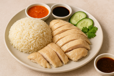Hainanese Chicken Rice – Simple, Fragrant, Iconic