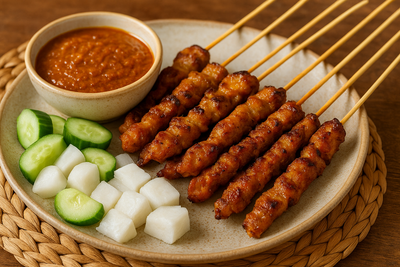 Satay: Singapore’s Skewered Delight