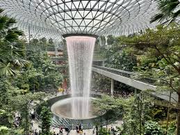 Jewel Fountain in Changi Airport