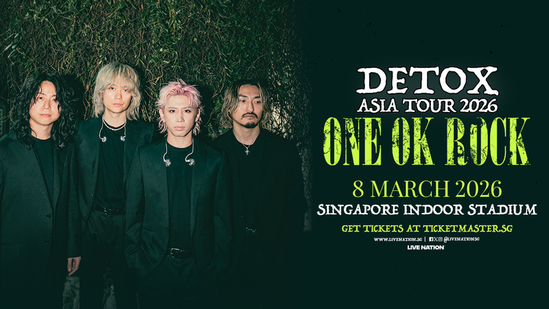 ONE OK ROCK DETOX ASIA TOUR 2026 IN SINGAPORE