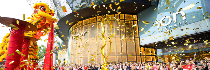 Lion Dance Performances & Calligraphy Sessions at Ion Orchard