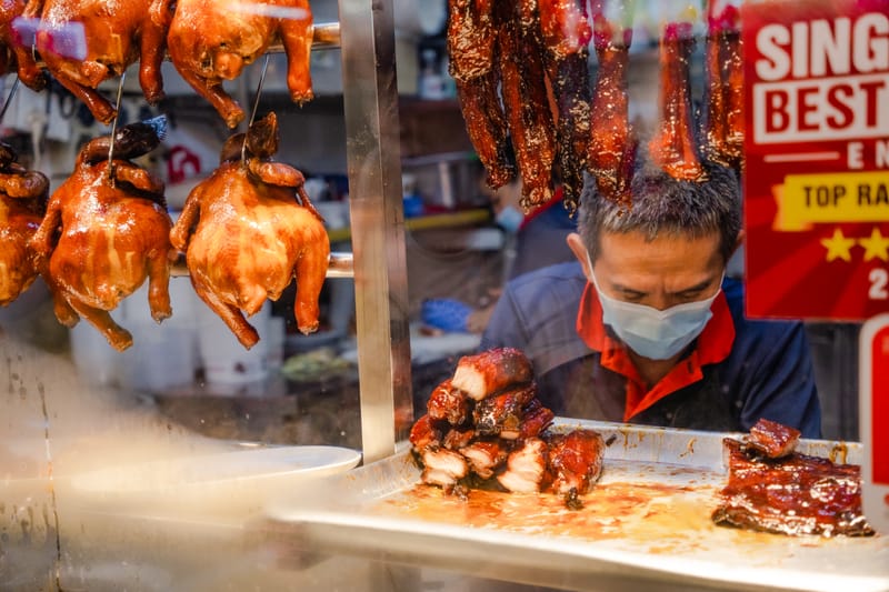 Hong Kong Soya Sauce Chicken Rice & Noodle (Michelin Star)
