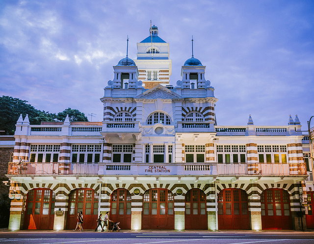 The Central Fire Station historic and iconic building