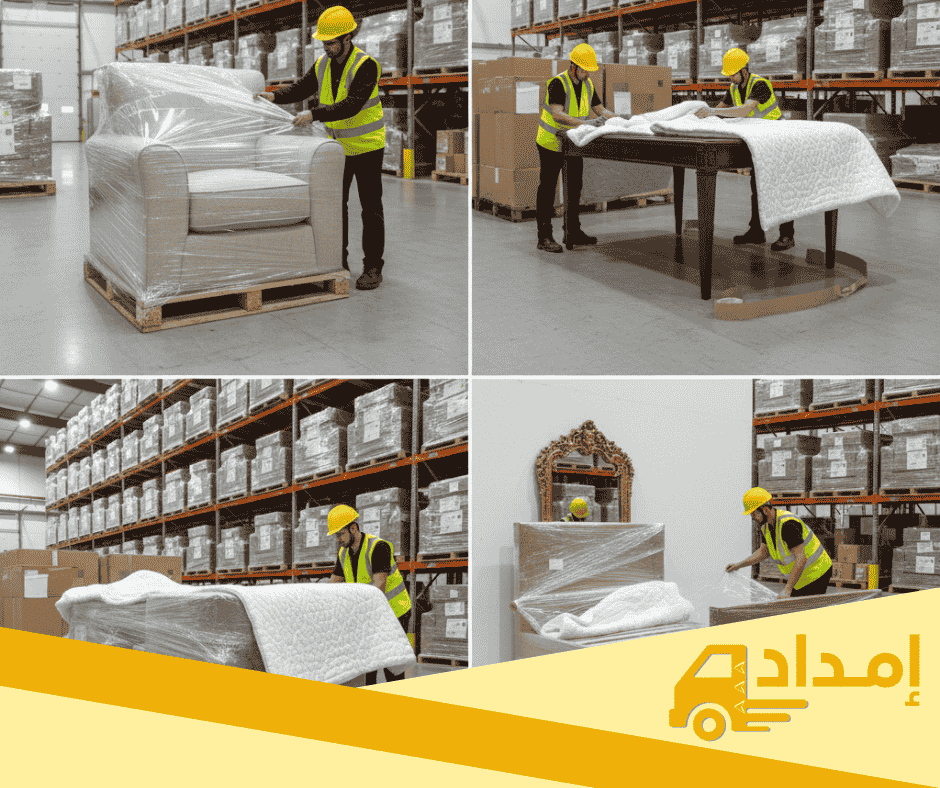 أفضل خدمة تغليف للأثاث مع شركة إمداد بالدمام