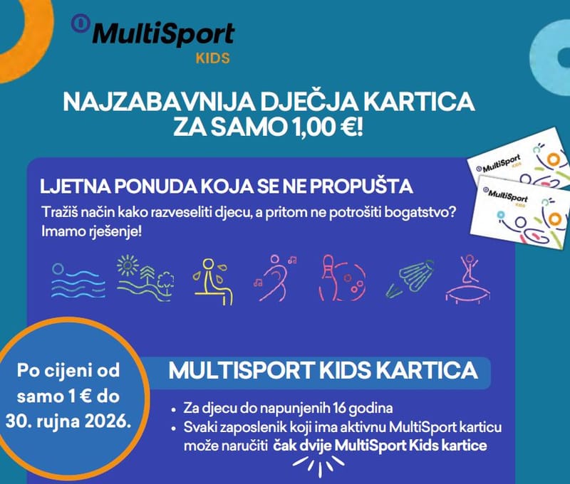 Novosti za korisnike MultiSport kartice