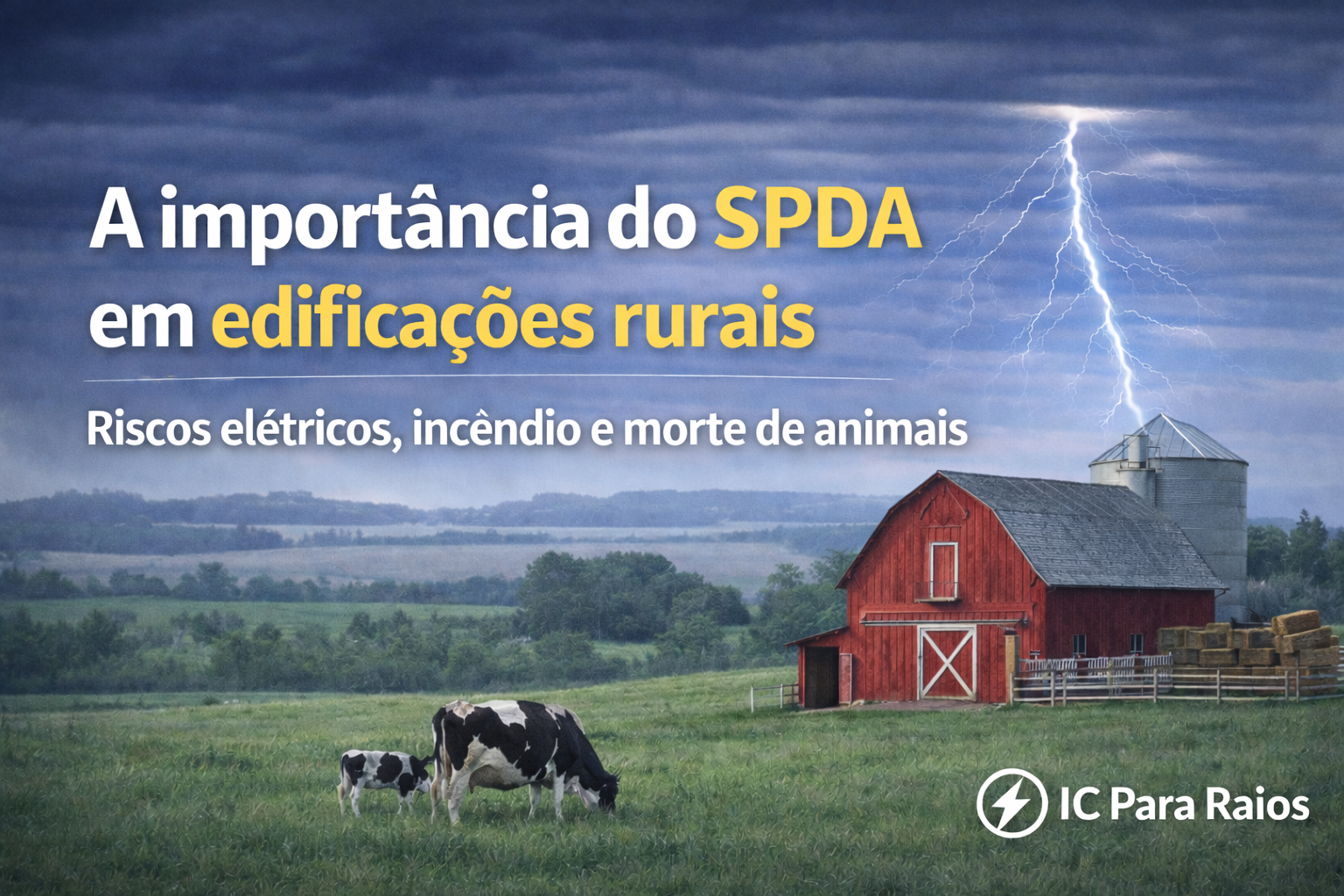 A importância do SPDA em edificações rurais