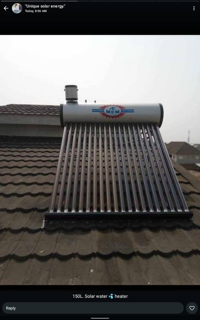 300l Water Heater installated in Lagos
