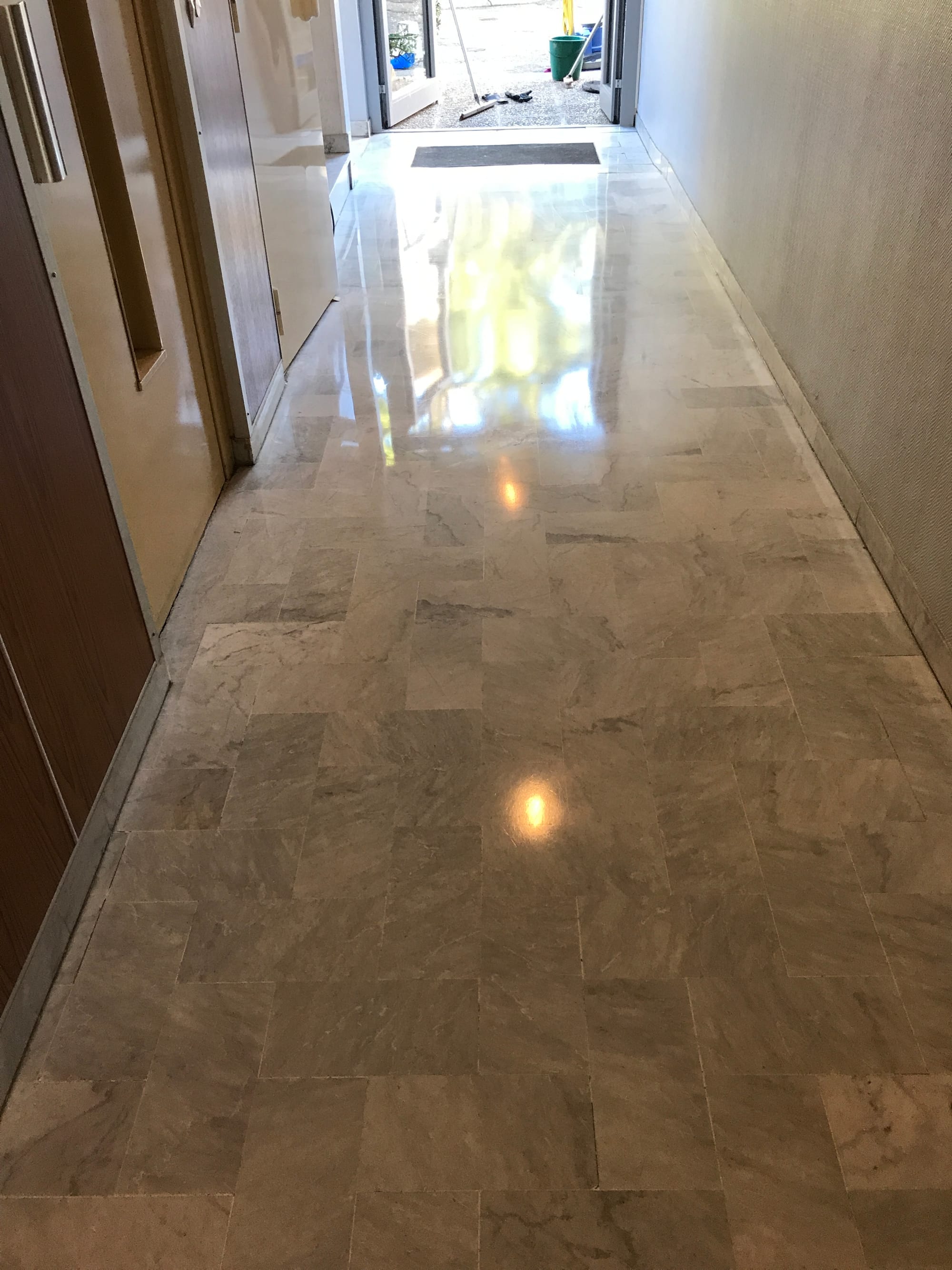 Cristallisation marbre copropriété