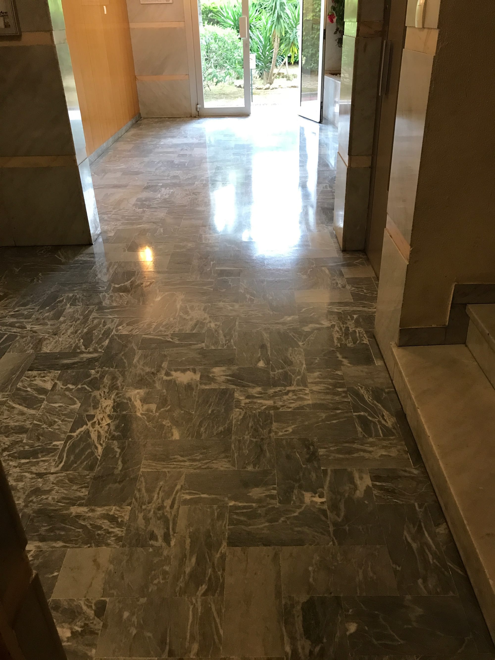 Cristallisation marbre copropriété