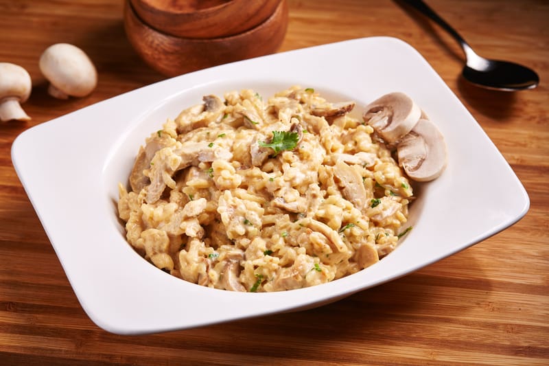 Risotto au poulet