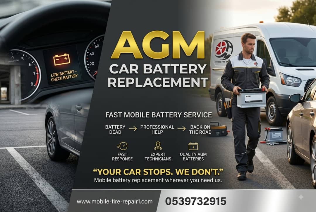 AGM Car Battery Replacement | Fast Mobile Battery Service