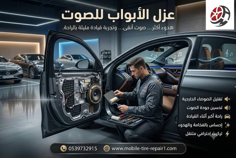 خدمة عزل الأبواب للصوت