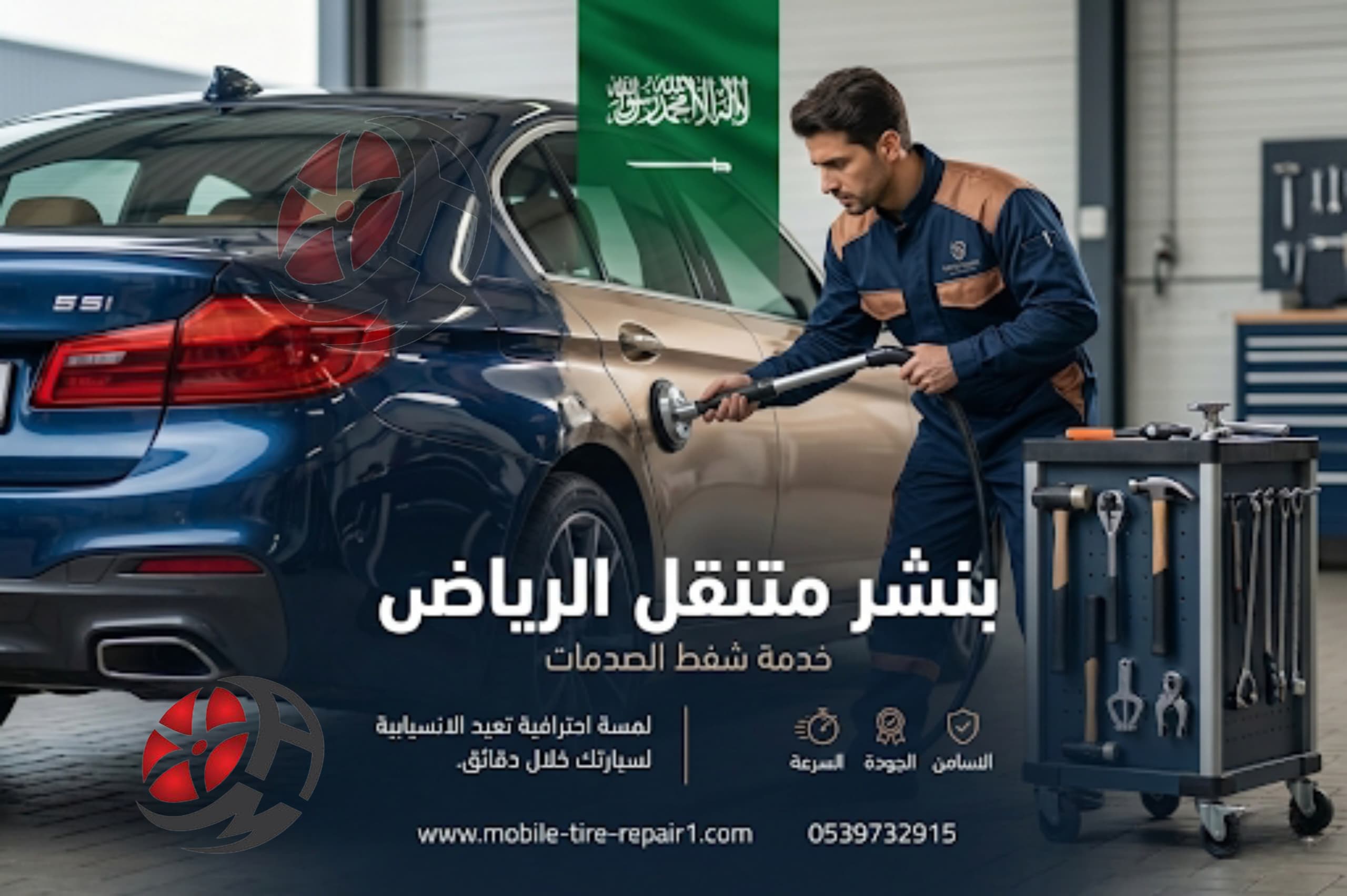 بنشر متنقل الرياض خدمة شفط الصدمات 