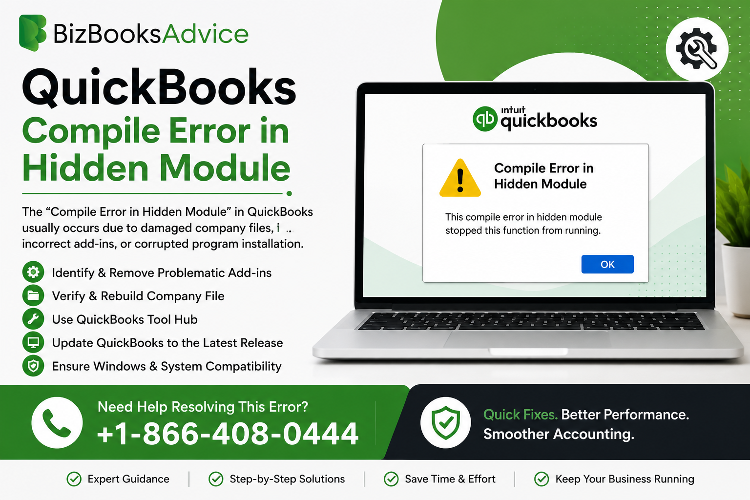 QuickBooks Compile Error in Hidden Module Easy Guide