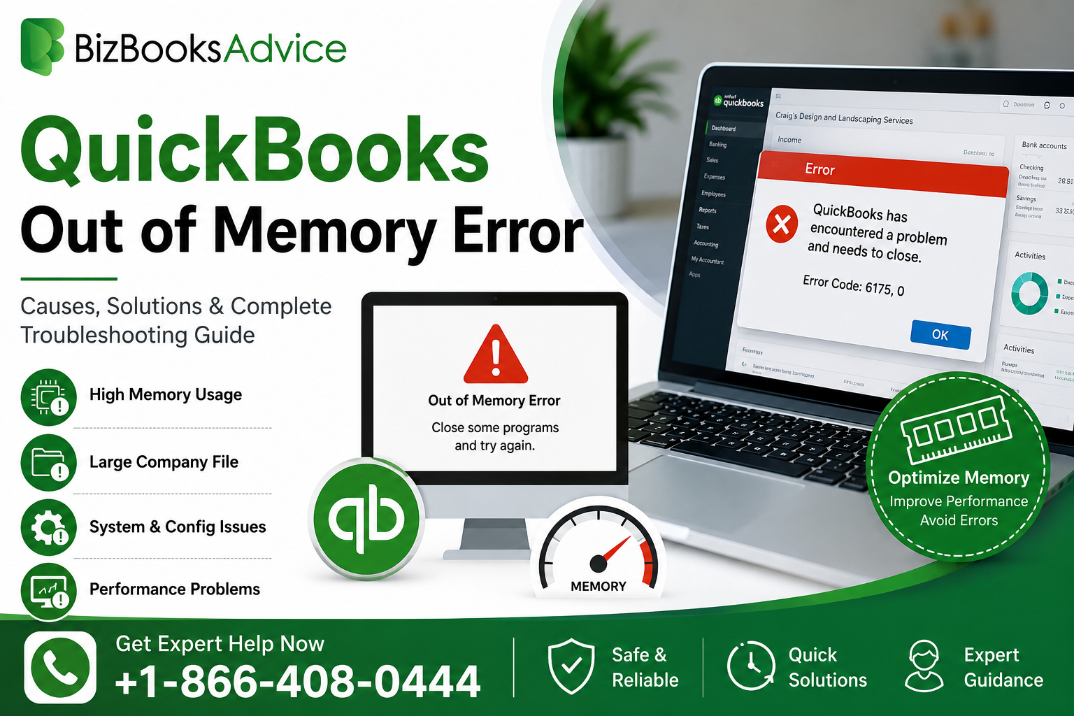 QuickBooks Out of Memory Error: Best Ways to Improve Performance