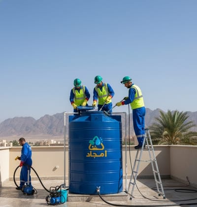 دليل تنظيف الخزانات بنجران: كيف تحافظ على مياه نظيفة وصحية"
